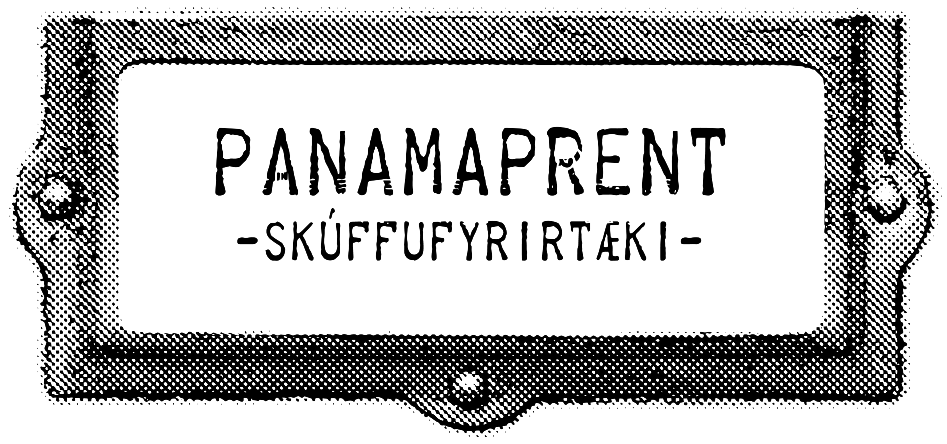 Panamaprent Skúffufyrirtæki logo